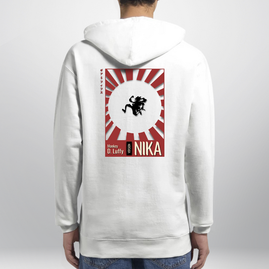 White Hoodie Mk D. Luffy Version Nika