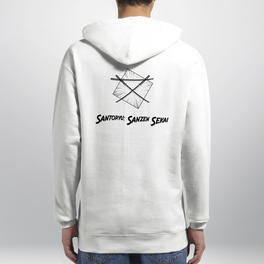 White Hoodie Santoryu Sanzen Sekai