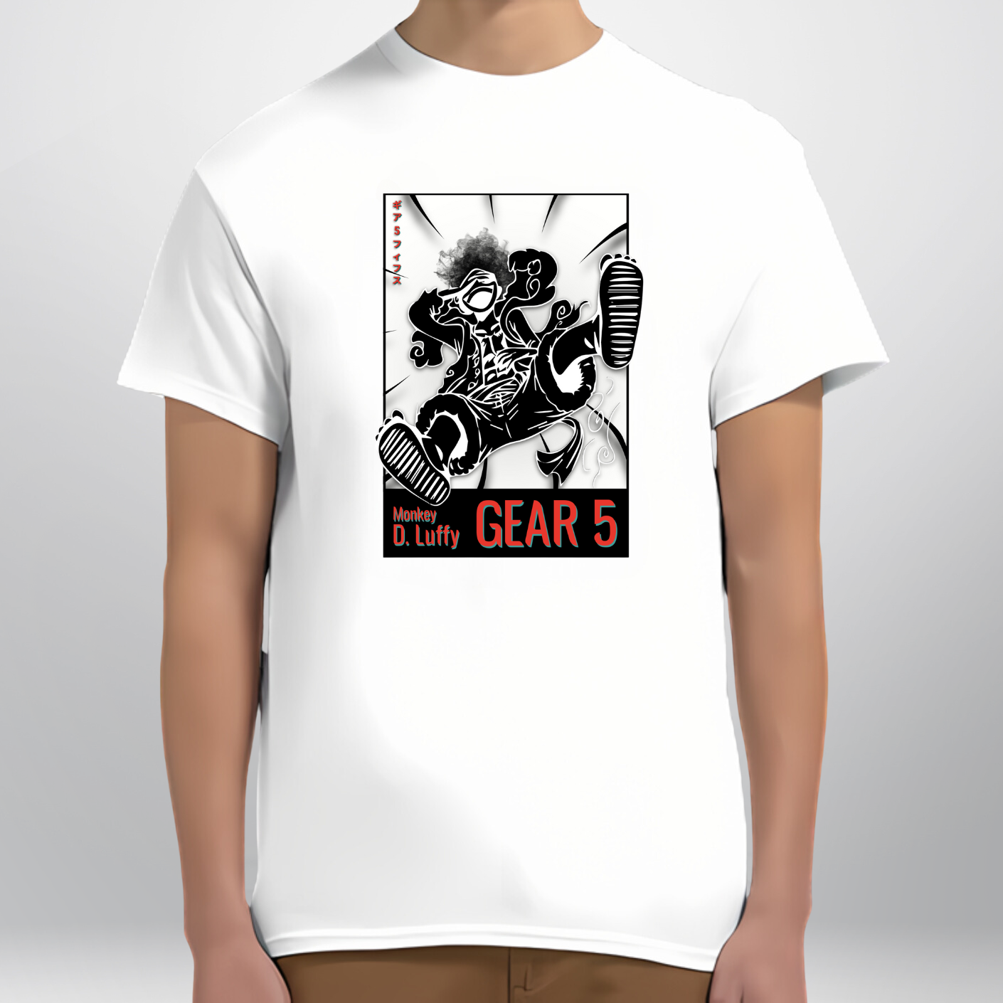 Tee-shirt Mk D. Luffy Gear 5