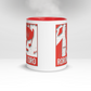 Ceramic Mug R. Zoro (White/Red)